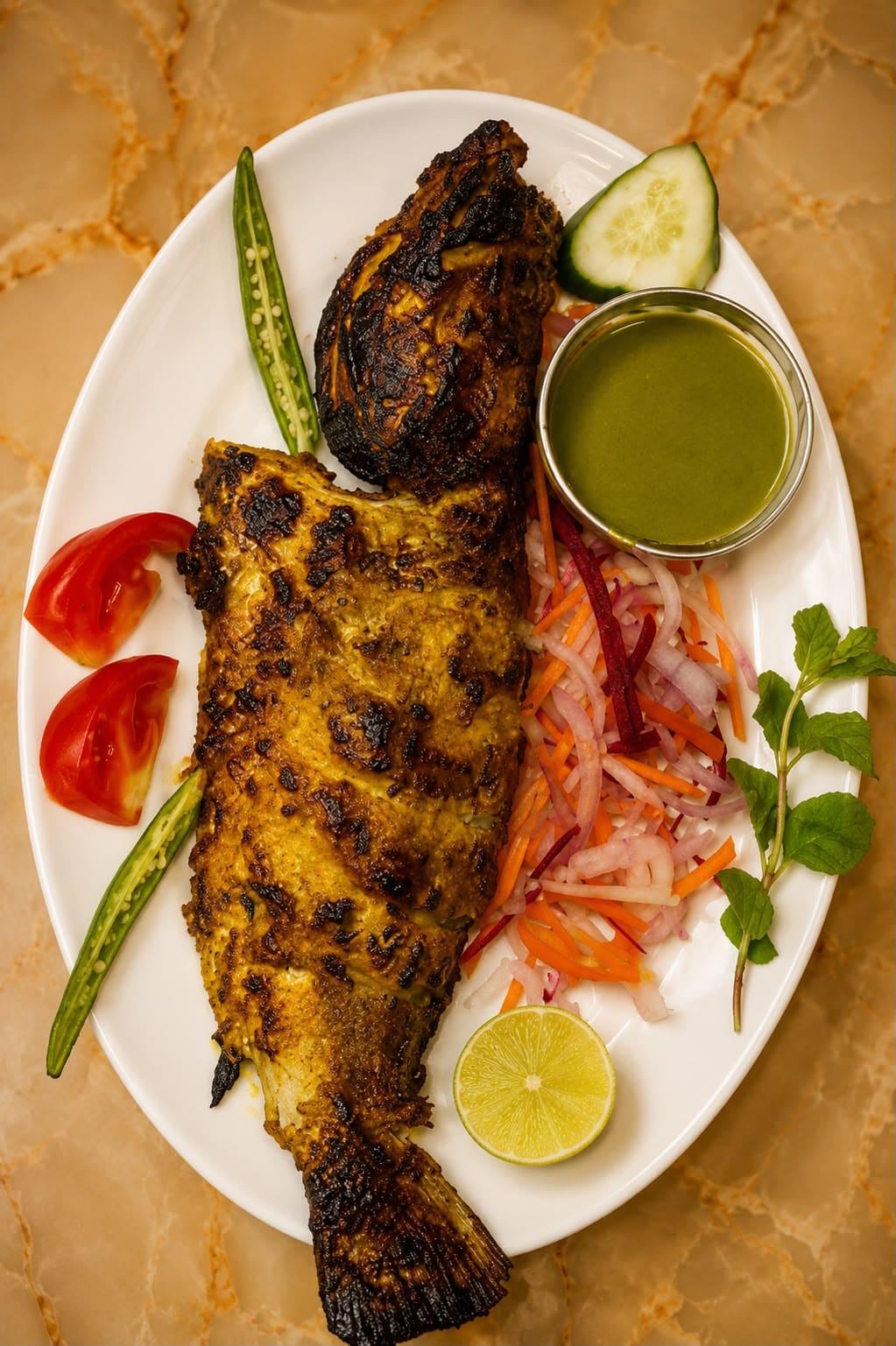 Whole Bhetki Tandoori